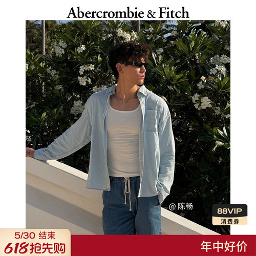 AF亚麻牛仔混纺牛仔五分裤短裤