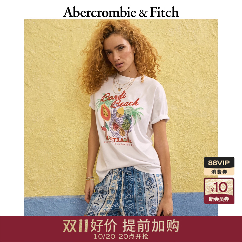 AF女装25夏季美式复古海滩度假风亚麻混纺休闲短裤149-5394