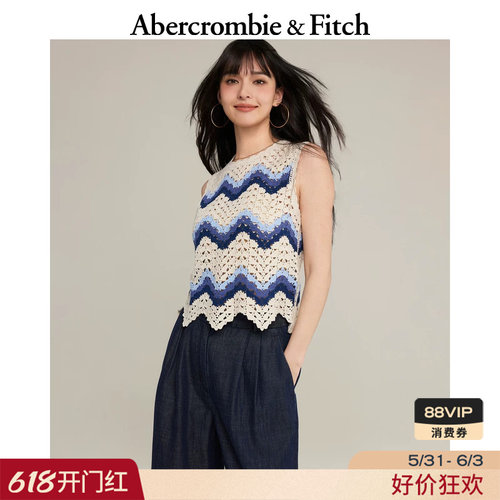 AF质感无袖针织背心上衣