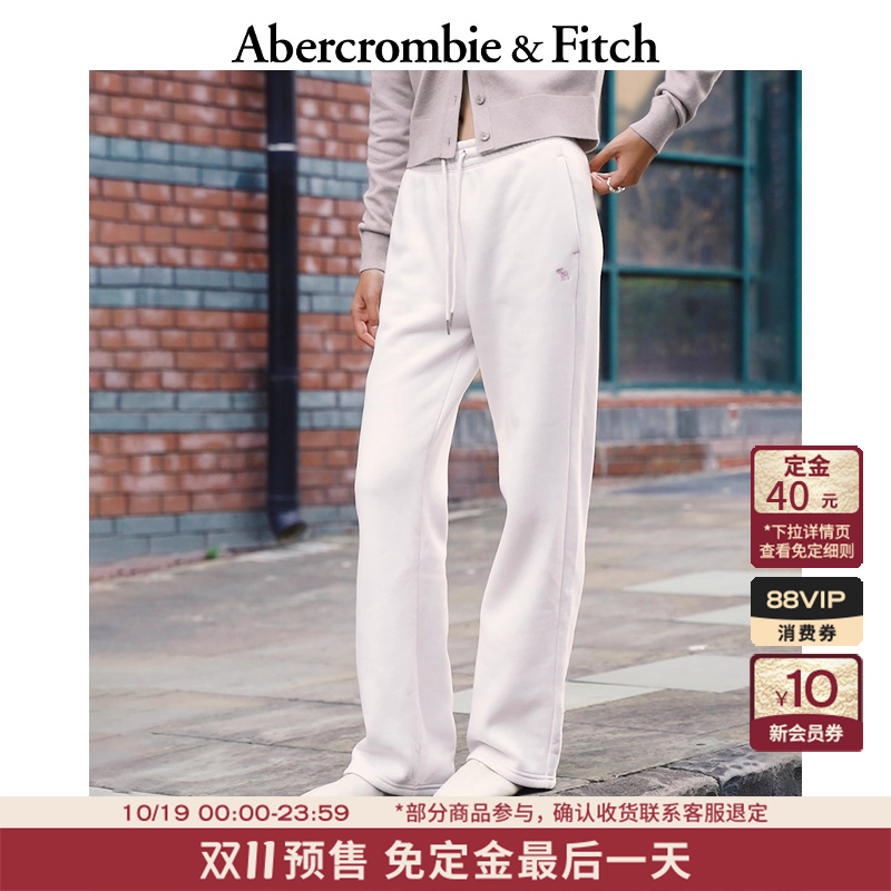 【双11预售】AF经典小麋鹿图案女装25秋冬新款运动卫裤147-5165