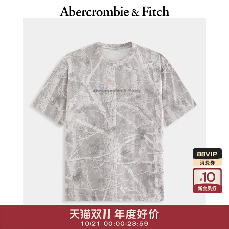 AF男装25秋新款美式复古棉质宽松字母LOGO圆领短袖T恤175-5430