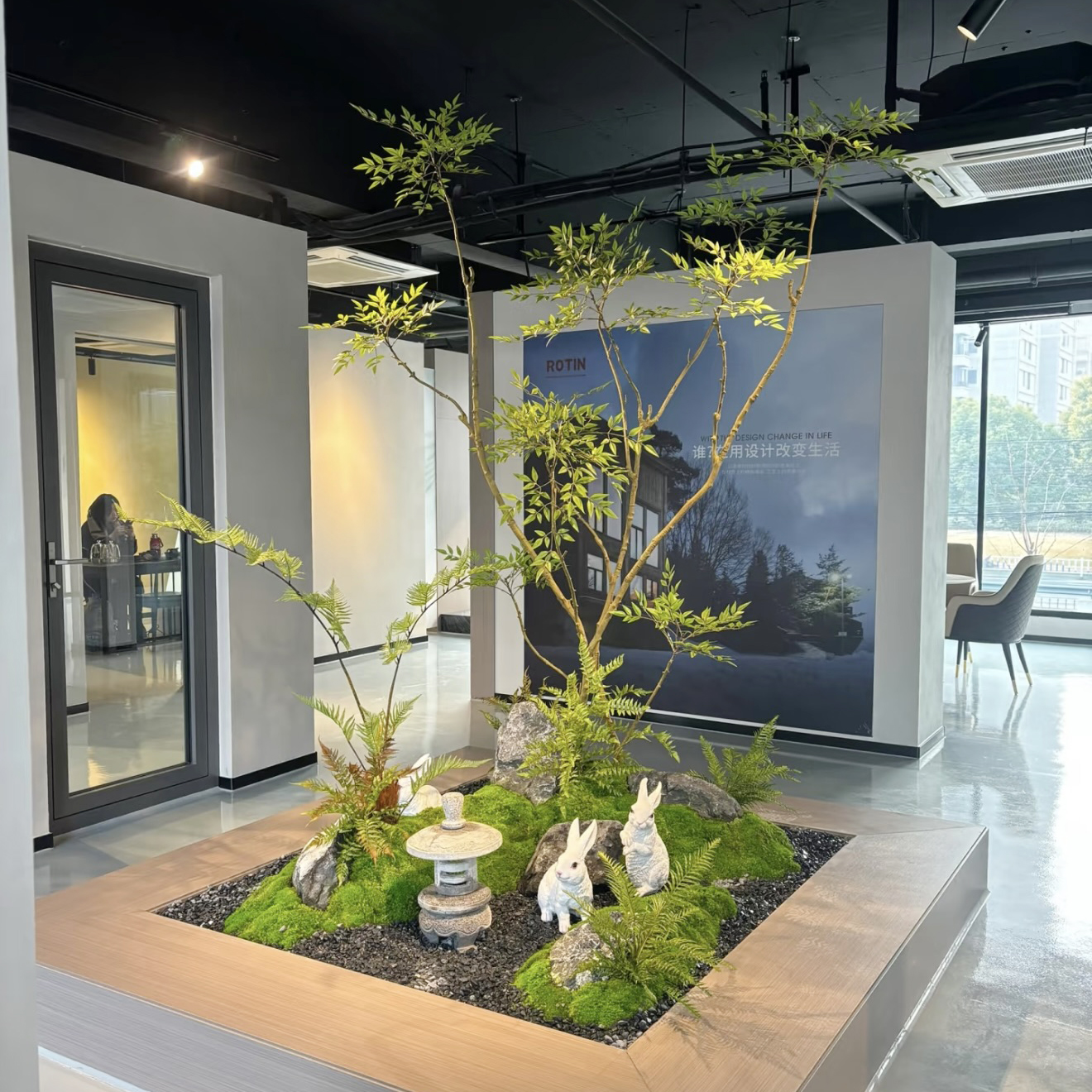 仿真树南天竹造景装饰大型绿植