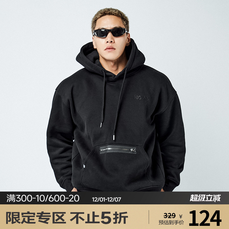 肌肉狗运动休闲舒适宽松连帽卫衣