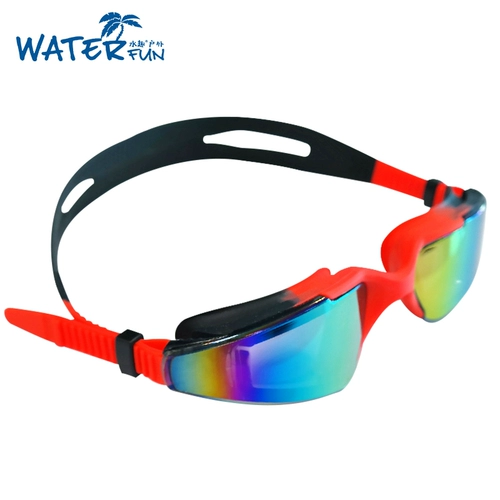 Водонепроницаемые универсальные очки для плавания подходит для мужчин и женщин без запотевания стекол, профессиональный плавательный аксессуар для детей и взрослых, дайвинг