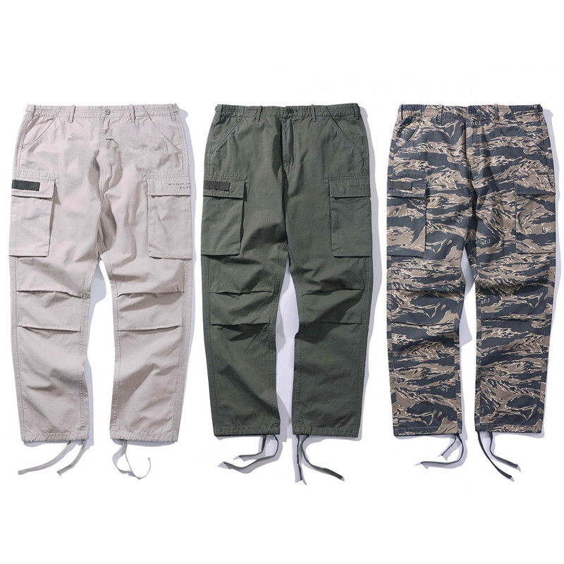 MADNESS ARMY PANTS经纬度束脚大口袋工装裤原宿风长裤余文乐17SS