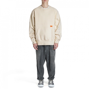 MADNESS HEAVY WEIGHT SWEATER重磅加绒橙标圆领卫衣男余文乐20AW