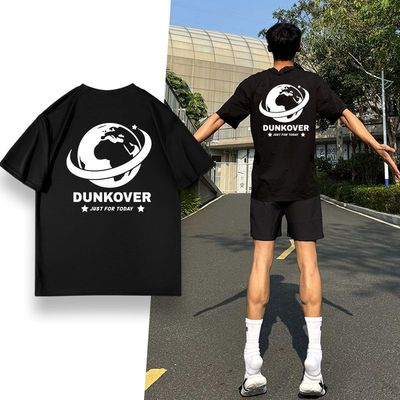 美式短袖男篮球运动投篮服潮流百搭上衣网眼速干透气宽松跑步t恤