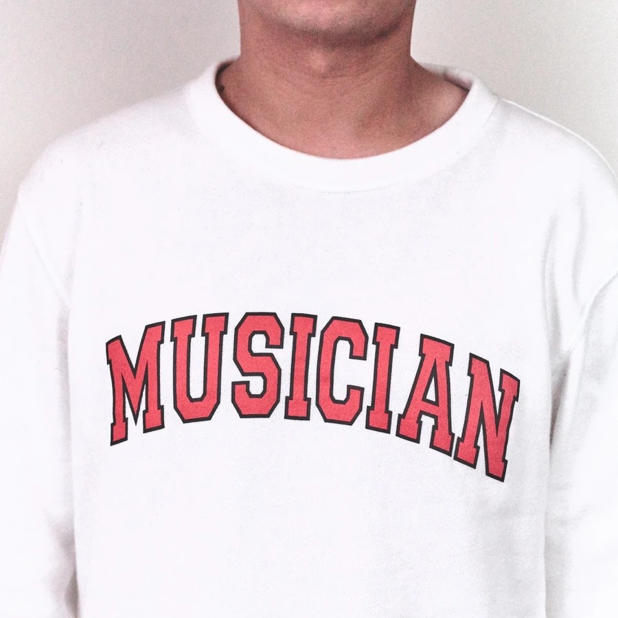 Musician Jumper卫衣圆领双琴侠周边穿上练琴会变厉害的衣服音乐