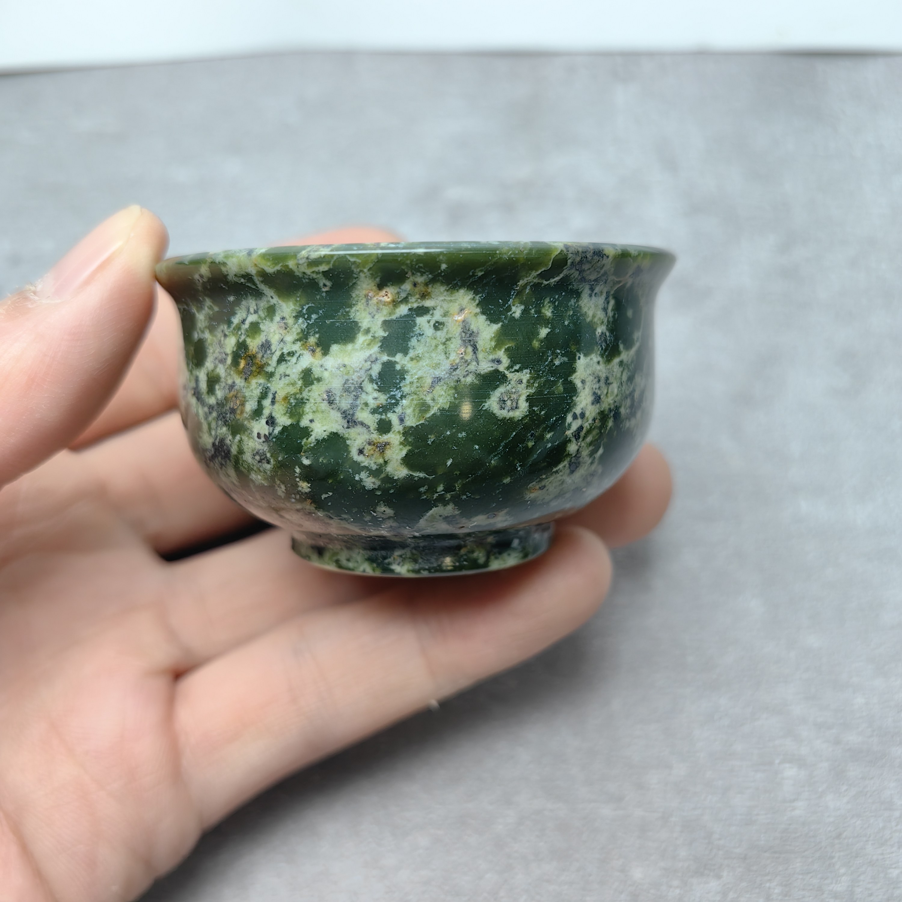西藏药王石自然原石45ml功夫茶具一套两杯磁疗中国风茶杯子0270