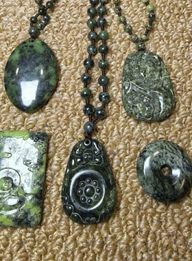 5件套一起出工厂尾货西藏药王石吊坠开店自用送礼养生佛福达摩227