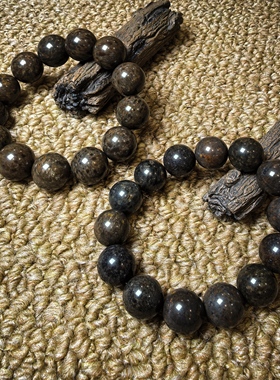 精选2件套情侣套装亲子装新疆哈密养生舍利手串18和16mm保真5134