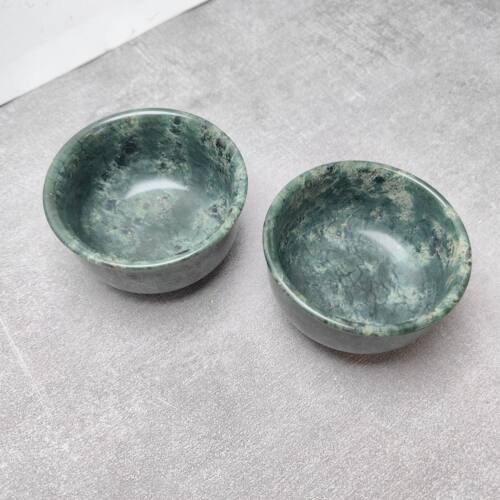 西藏药王石自然原石45ml功夫茶具一套两杯磁疗中国风茶杯子0272