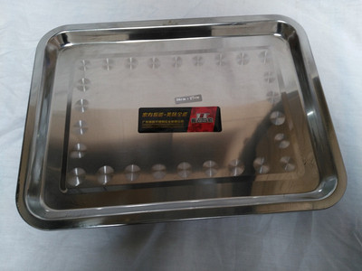 加厚长方形平盘烤鱼蒸肠粉新品