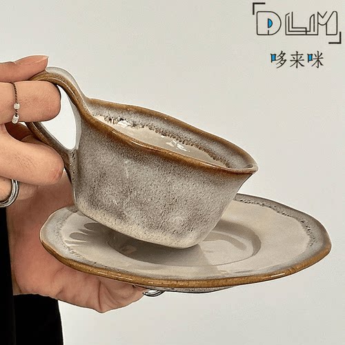 限定中古小众礼物昭和风咖啡杯碟