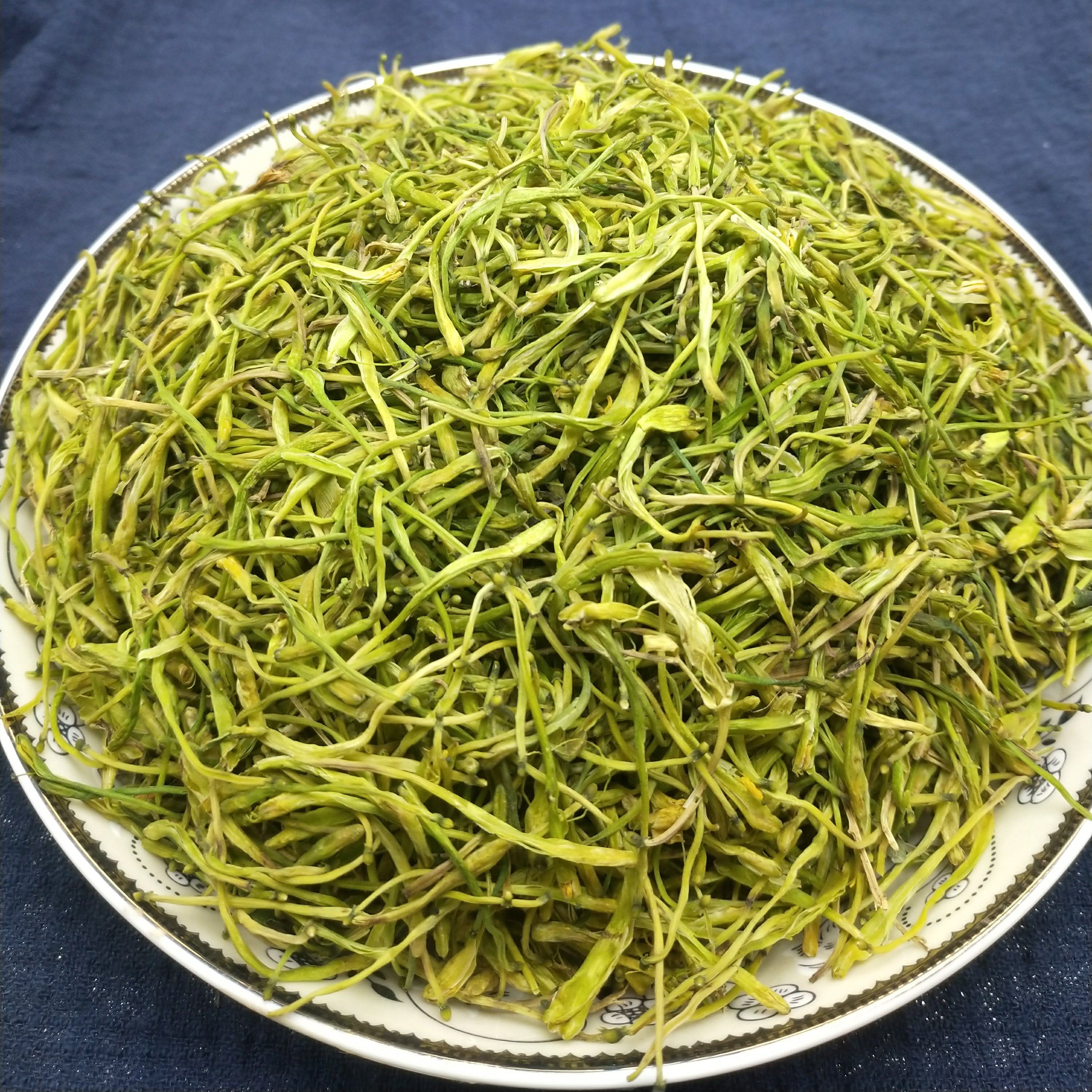 金银花500g散装中药材药用湖南野生山银花 金银花 可泡茶洗澡清火