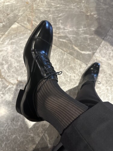 W21D英伦男士真皮牛津鞋马克缝线
