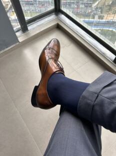 【W21D-01马克缝线制法】男士商务正装皮鞋三接头牛津鞋真皮男鞋