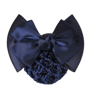 护士头花女职业工作头饰空姐酒店头发网兜发卡护师蓝色发箍韩版