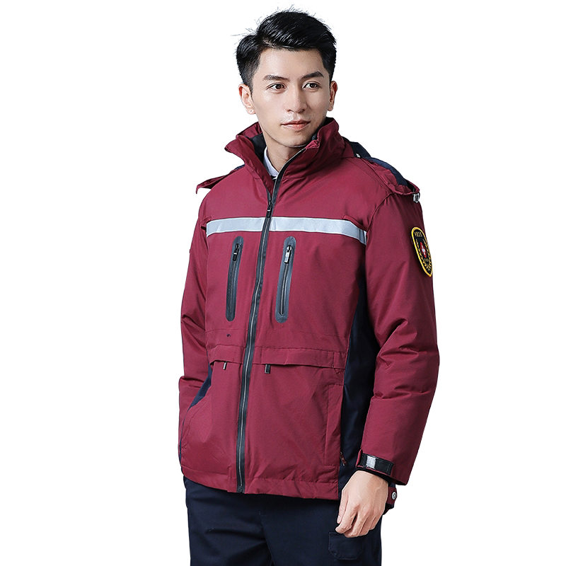 卫生急救中心医生工作服羽绒服