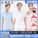 分体式 薄款 一整套装 女款 护士服夏季 医院浅蓝色娃娃领大码 短袖