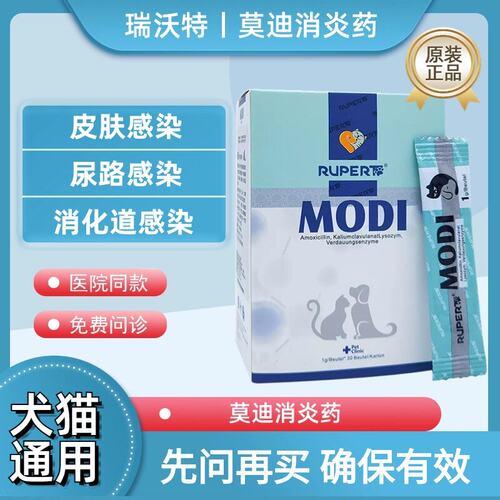 瑞沃特莫迪宠物消炎药狗狗猫咪感