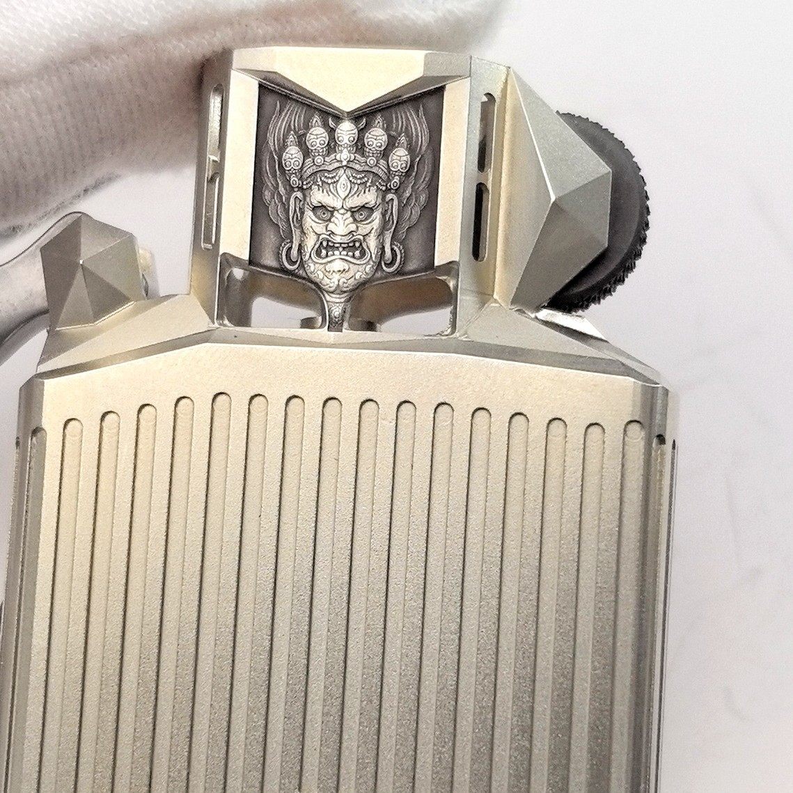 去造出品镍银大黑天神打火机内胆适用于Zippo