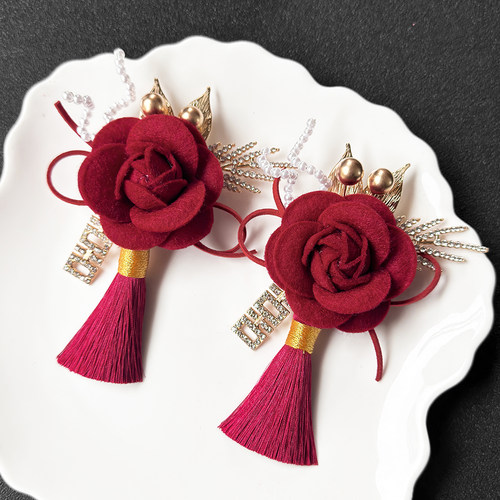 高级感婚礼胸花全套新郎新娘胸花