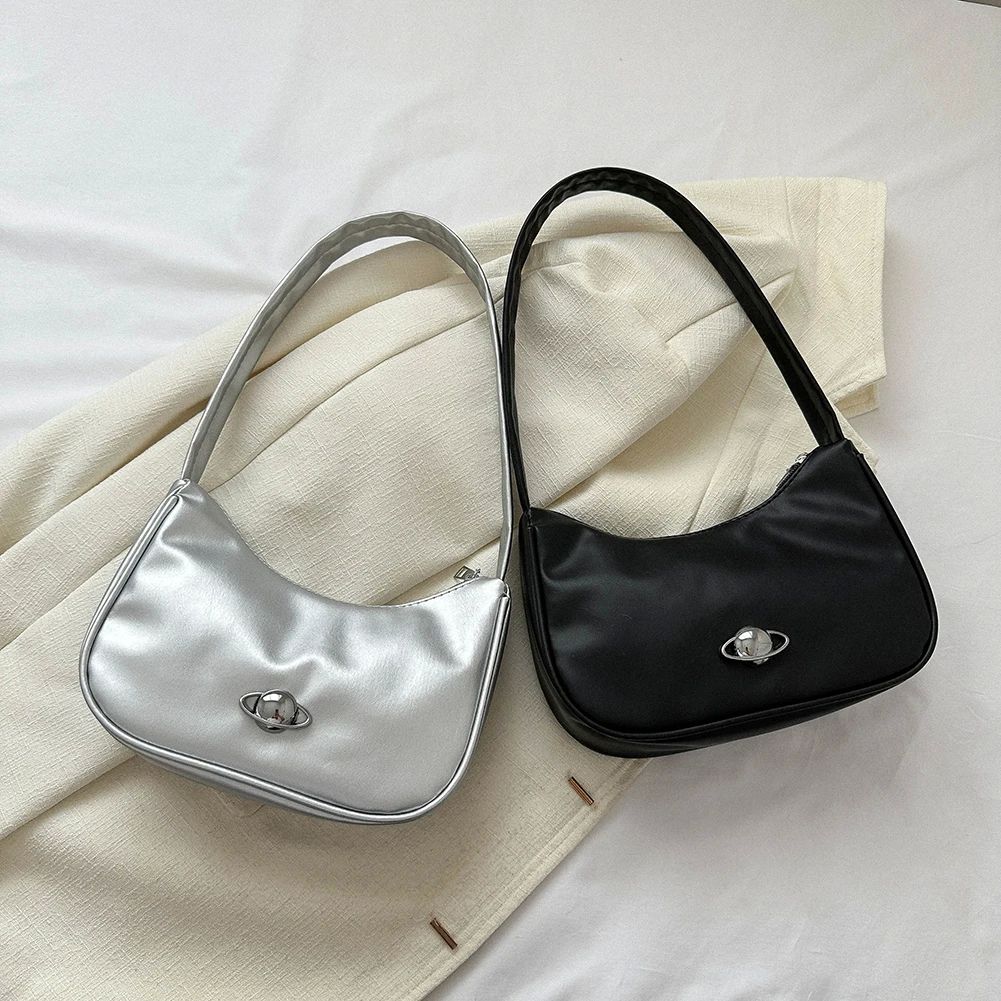 Women Small Shoulder Bags Zip Closure Fashion Mini Purse Lea