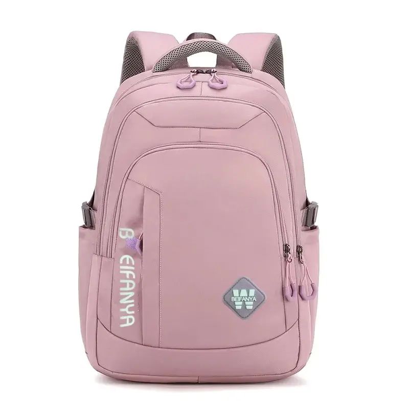 Nylon Backpack For Women With Large Capacity And Sturdy Shou