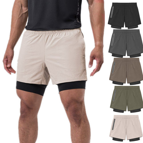 Men’s Capri Pants: Four-way Sretch, Double-layer Design, Sl