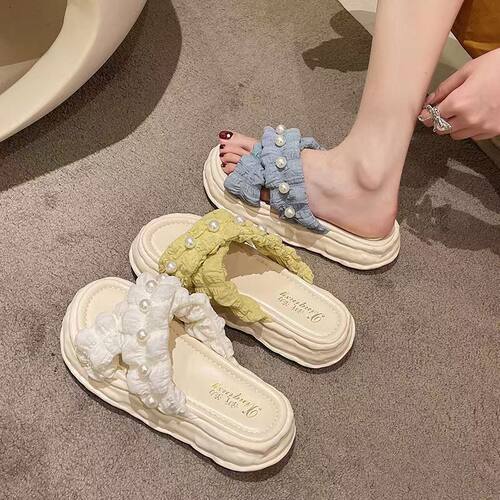 2026 Fairy Style Platform Platform Dissolving Shoes Seaside