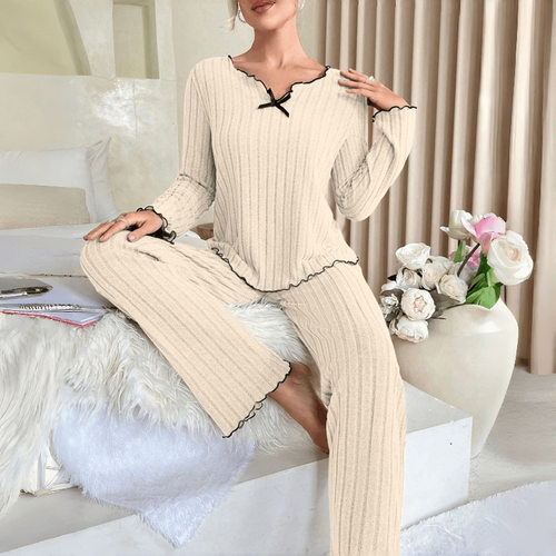 Fleece Pit Strip Women's Casual Outer Wear Women's Home Suit