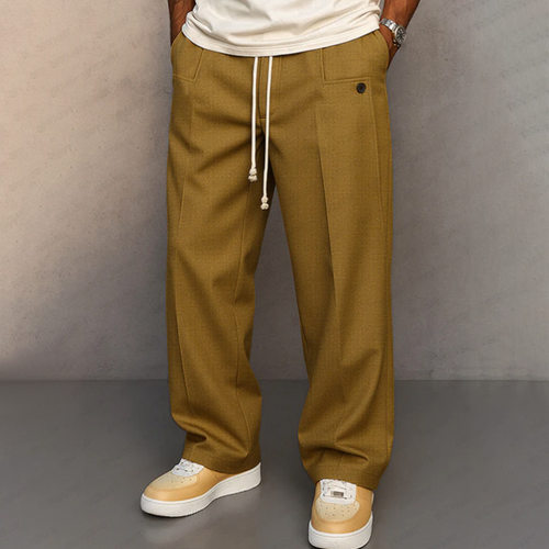 Men's Solid lor Button mforle Daily Straight Urban Style Dra