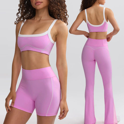 European And American Cross-border New Naked Yoga Suit Women