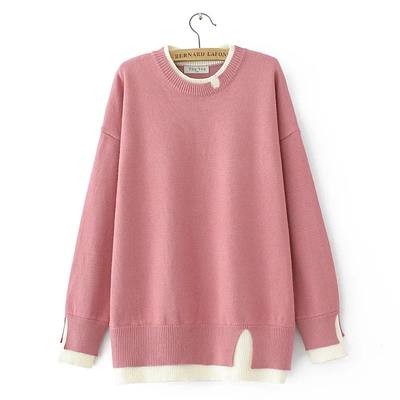 Drop Sleeves O-Neck Sweater Plus Size Women Clothing Autumn