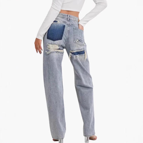Plus-size Women’s Denim Trousers, Sold In Quantities Starti