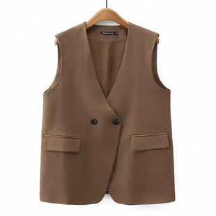 Casual Sleeveless Autumn Size Jacket Plus Clothing Women