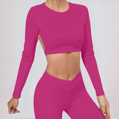 Cross-border Sports Long-sleeved Women's Tight-fit Quick-dry