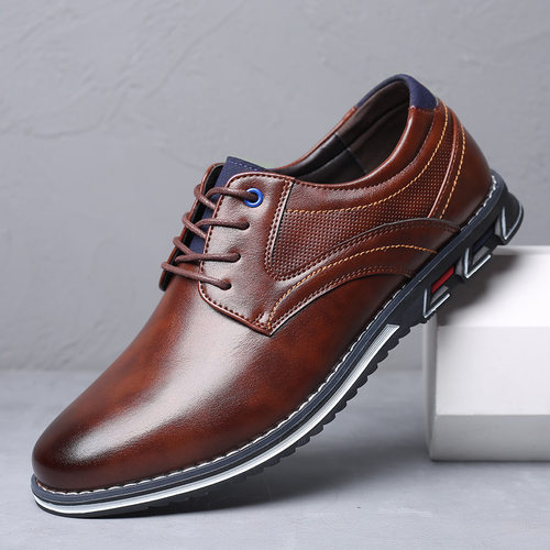 Strict Selection Of Men's Leather Shoes Soft Bottom Soft Lea