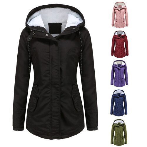 2026 at Women's European Size Thickened Fleece-lined Women's
