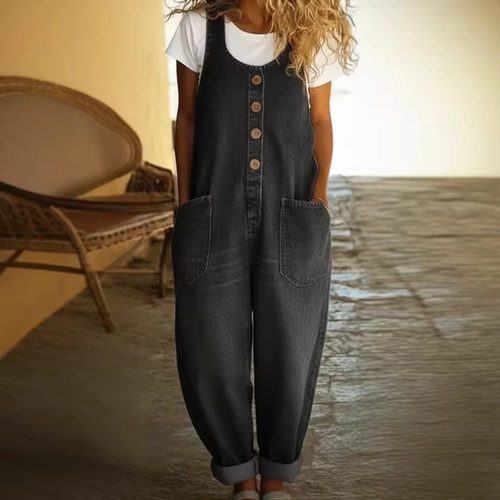 Site Hot Sale Sreet Retro rendy Wide Leg Pants Overalls Wome