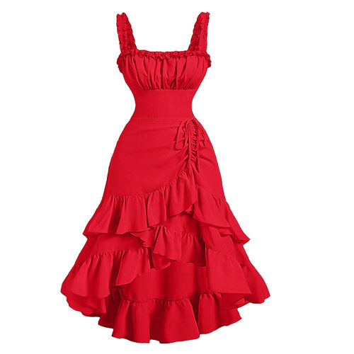 Hot Girl Slim-fit Sexy Tk Red All-match Fashion Printed Slin