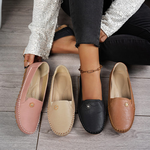 Women's Large Size Stitching Flat Shoes E-commerce Supply Jo