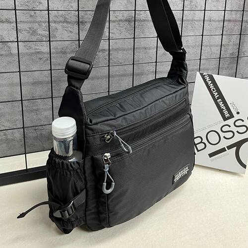 Men's Waterproof Shoulder Crossbody Cloth Film Large Capacit