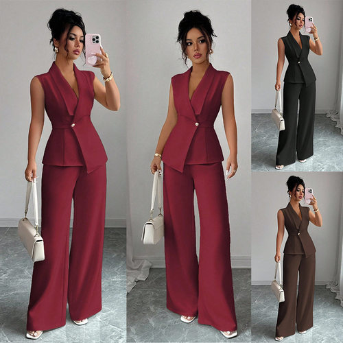 E-commerce Import And Export Women's Elegant Fashion Sleevel