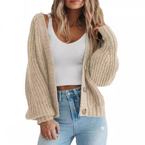 Cardigan 2026, Loose-fitting Knit Women’s Outerwear