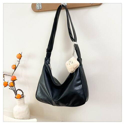 Women's High Texturized Vintage Crossbody Large Capacity Pu