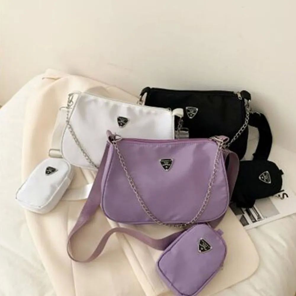 Woman Female Fashion Causal Handbag Set Crossbody Bags Shoul