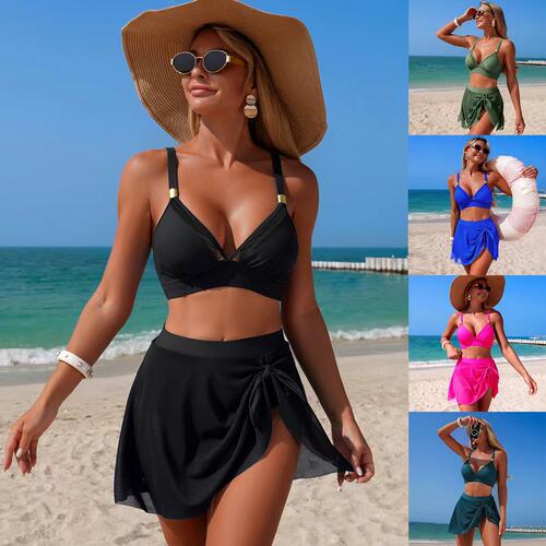 2026 Split Swimsuit Women Sexy Mesh High Waist Swimsuit Spot