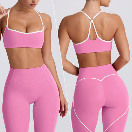 Cross-border High Waist Hip Lifting Yoga Shorts Slimming Tig